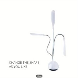 Lámpara de Escritorio Plegable Portátil LED de 4 Colores.