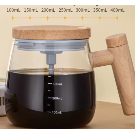 Taza  mezcladora eléctrica de vidrio