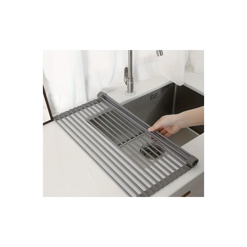 Escurridor Multifuncional para Fregadero – Enrollable, Plegable para Olla