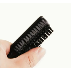 Cepillo para barba negro 14,48 cm – Limpieza de cuello