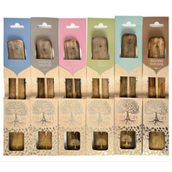 Porta incienso de madera