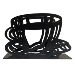 Servilletero de metal Coffee