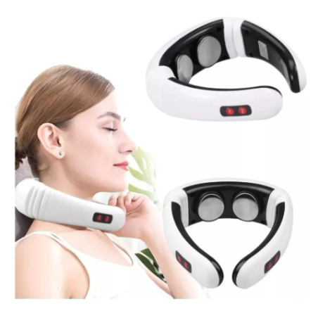 Masajeador de Cuello con 2 Parches Electrodos