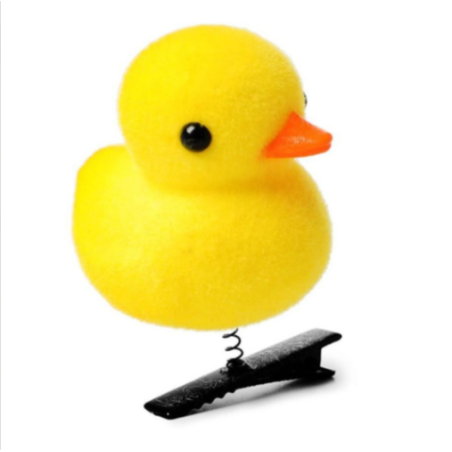 Broche para el pelo con pollito