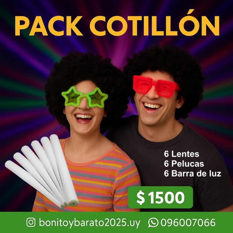 Pack cotillón Noche de la Nostalgia