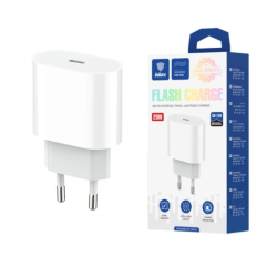 Cargador Rápido USB-C Inlax 20W Flash Charge