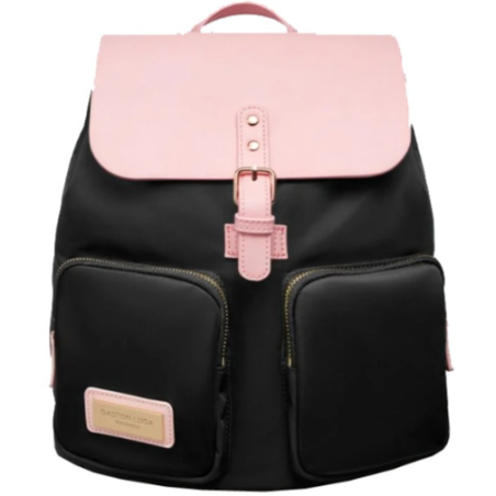 Mochila Gaston Luga Parlan rosa/negra