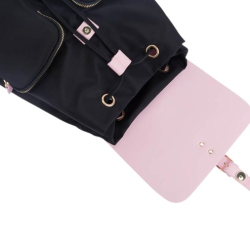 Mochila Gaston Luga Parlan rosa/negra