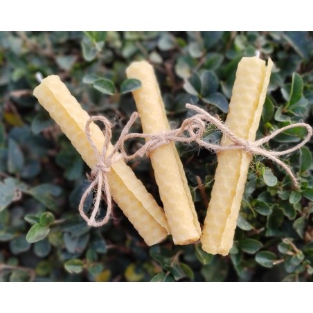 Velas de Miel Cera de Abeja