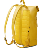 Mochila Gaston Luga impermeable amarilla con cierre enrollable