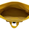 Mochila Gaston Luga impermeable amarilla con cierre enrollable
