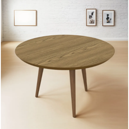 Mesa Ratona Redonda Estilo Nórdico