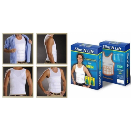 Camiseta Modeladora Slim’N Lift para Hombre – Talle 3XL