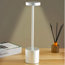 Lámpara LED Recargable Touch 3 Tonos de Luz | Mesa, Escritorio o Noche