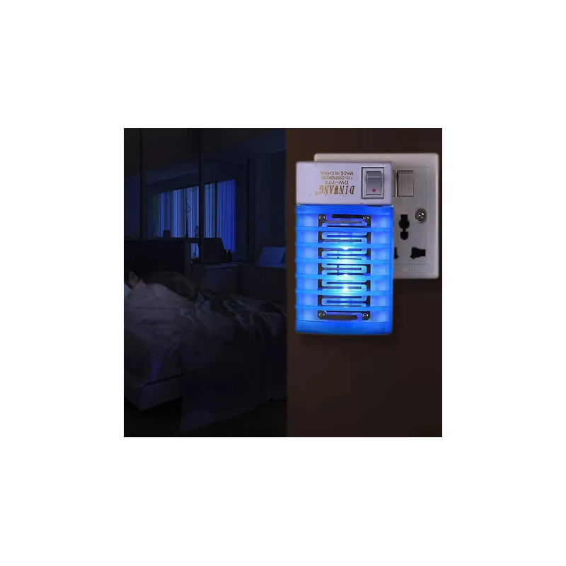 Repelente de Mosquitos Electrónico con Luz LED Azul