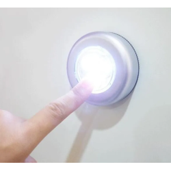 Lámpara Táctil LED 4 Luces a Pilas – Autoadhesiva y Portátil