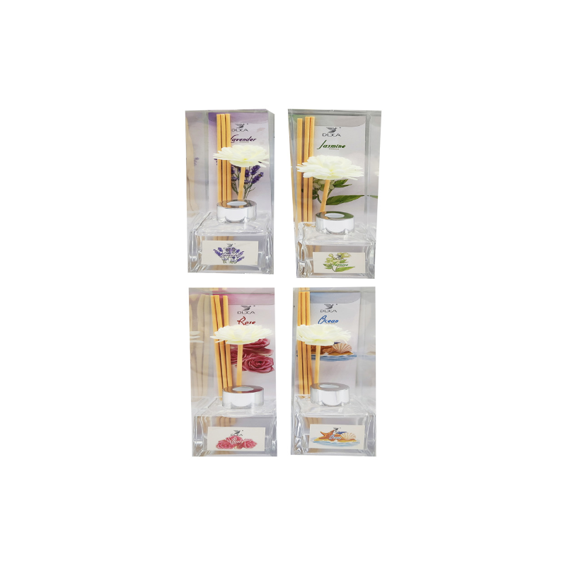 Aromatizador con Varillas Dixa y Flor Decorativa 100 ml