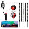 Luces LED Interiores Auto con Control Remoto y Sincronización Musical