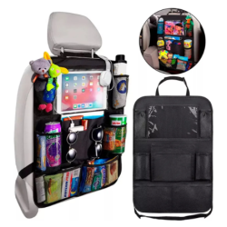 Organizador de Asiento de Auto con Soporte para Tablet y Bolsillos