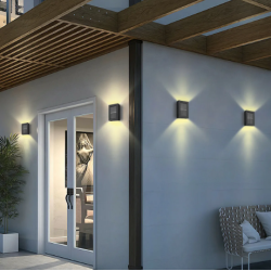 Lámpara Solar de Pared SMD IP65 con Sensor Crepuscular