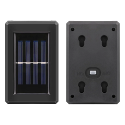 Lámpara Solar de Pared SMD IP65 con Sensor Crepuscular