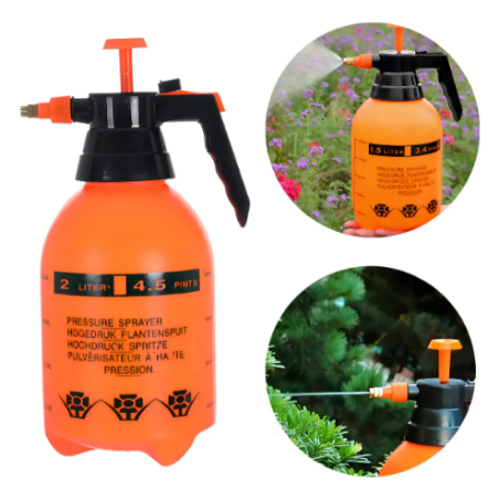 Pulverizador de Plástico 2 L con Boquilla Ajustable y Válvula