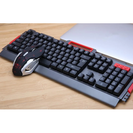 Combo gamer inalámbrico HK50 – Teclado + Mouse con DPI ajustable