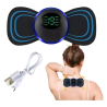Mini Masajeador EMS/TENS Portátil USB – 8 Modos, 19 Niveles