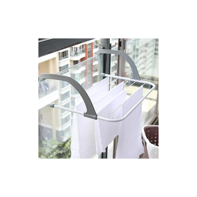 Tendedero plegable balcón 50×28 cm de acero inoxidable – Comprá hoy