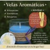 Velas Aromáticas Artesanales en Vaso de Vidrio – Relajantes
