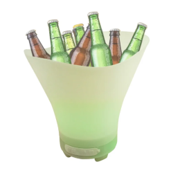 Hielera parlante con luces LED Bluetooth 7 L