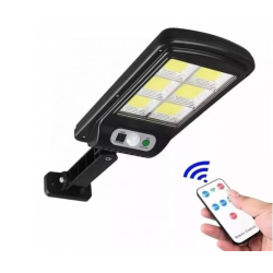 Foco solar LED con sensor de movimiento