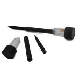 Lámpara solar para jardín estaca 35 cm (LED blanca)