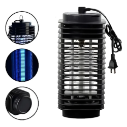 Lámpara mata mosquitos y moscas UV enchufable (12×6,5×3 cm)
