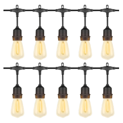 Guirnalda 10 m lámparas estilo vintage para exterior