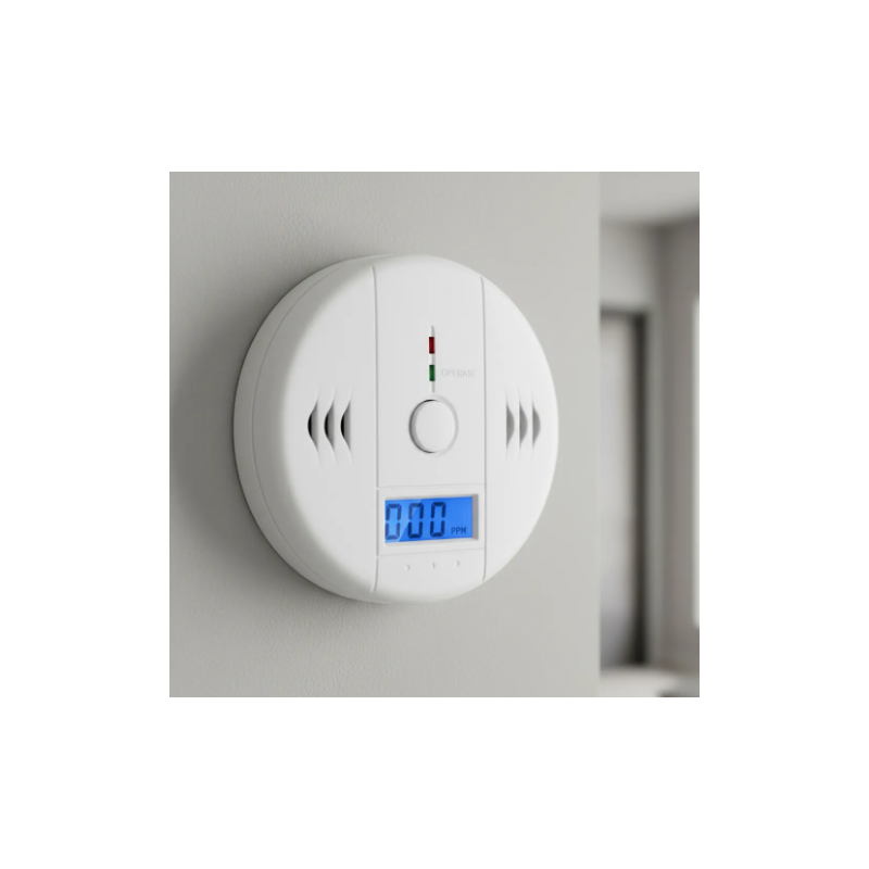 Detector de Humo y Monóxido de Carbono con Alarma 85 dB