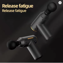 Pistola de Masaje Muscular Vibratorio – Masaje Profundo de Cuello y Espalda