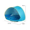 Carpa para Bebés y Niños con Piscina y Protección UV Color Azul