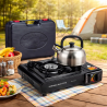 Anafe a Gas Portátil 1 Hornalla con Estuche para Camping