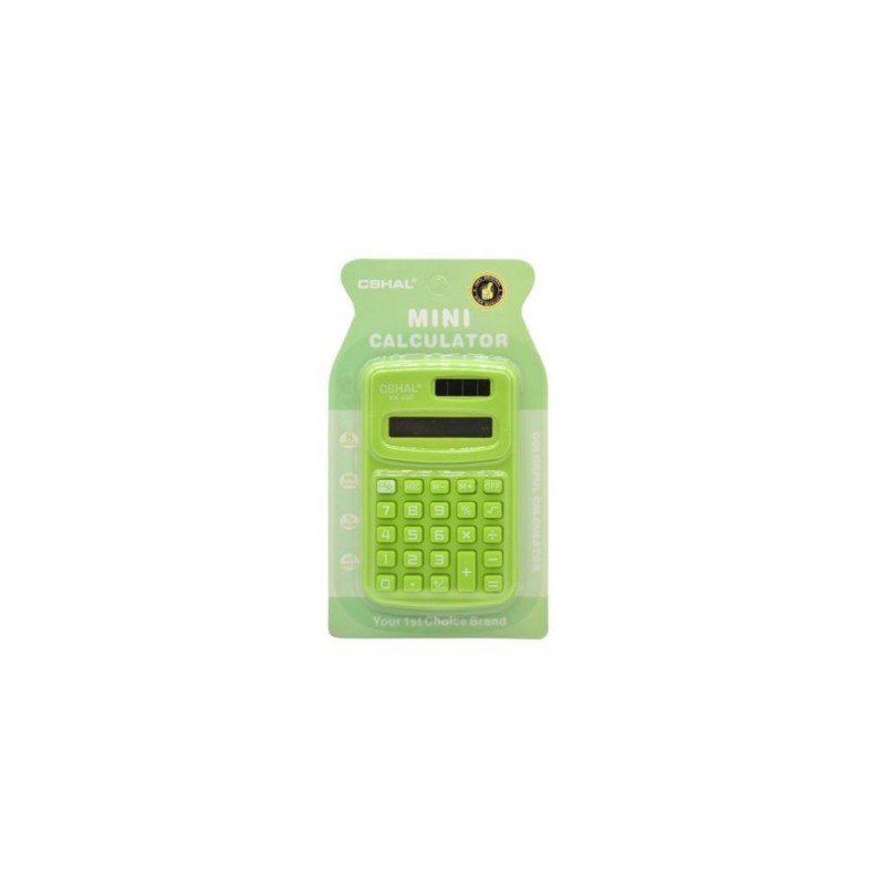 Mini Calculadora Verde 9,5 × 6 cm CST02027