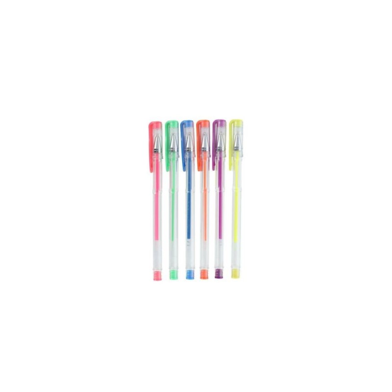 Lapiceras de Gel Colores x6 Unidades ST38321