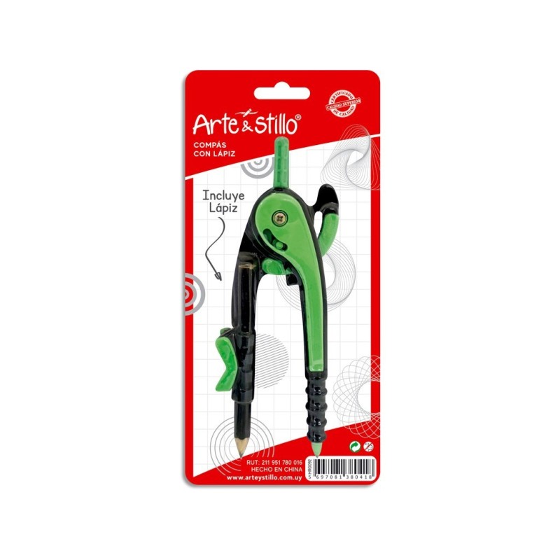Compás con Lápiz Arte Stillo Escolar