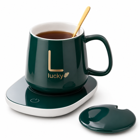 Taza Eléctrica USB Atrix 55°C | Mantiene café caliente