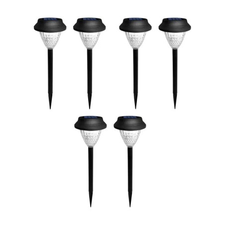 Pack x6 Lámparas Solares LED | Luz cálida para jardín