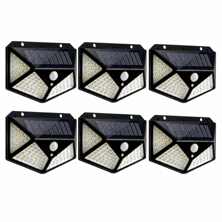 Pack x6 Faroles Solares LED | Sensor de movimiento exterior-96